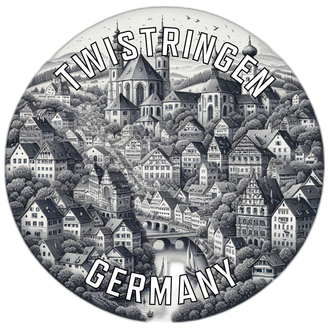 Twistringen Germany Souvenir Die Cut Flat Magnet 2-Inch