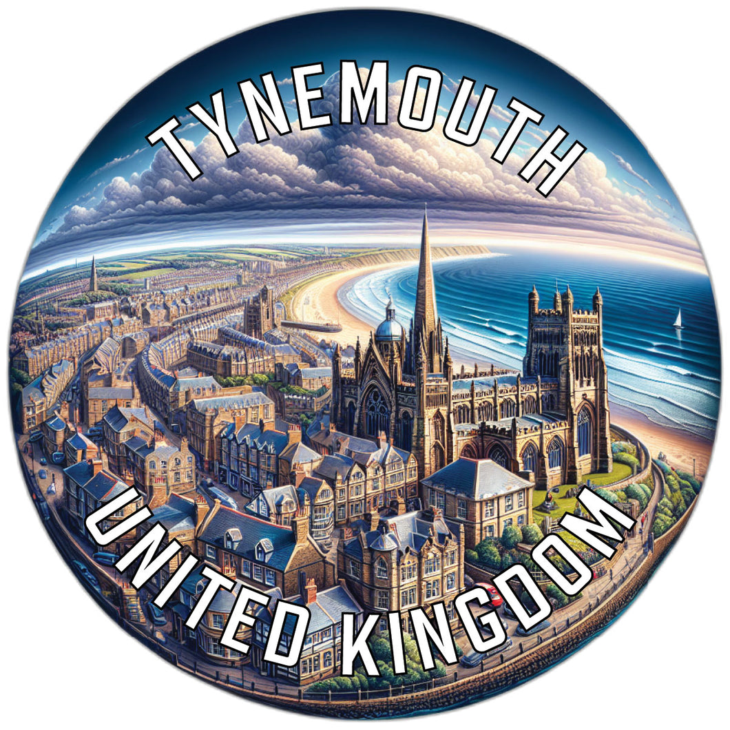 Tynemouth United Kingdom Souvenir Die Cut Flat Magnet 3-Inch