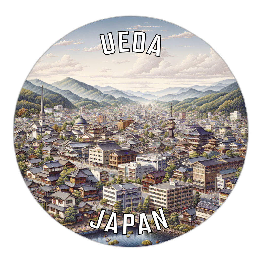 Ueda Japan Souvenir Vinyl Decal Sticker 6-Inch