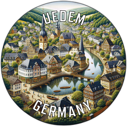 Uedem Germany Souvenir Vinyl Decal Sticker 6-Inch