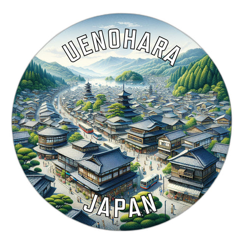 Uenohara Japan Souvenir Vinyl Decal Sticker 2-Inch