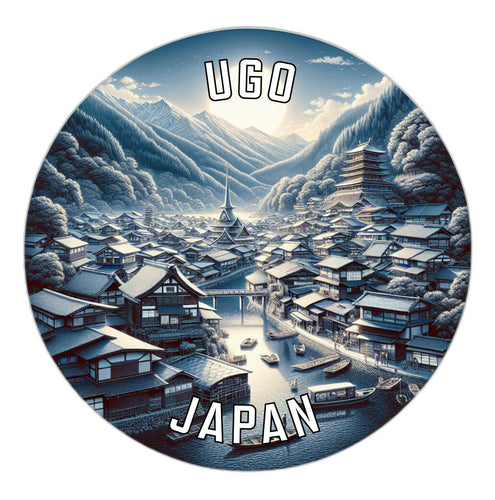 Ugo Japan Souvenir Vinyl Decal Sticker 2-Inch