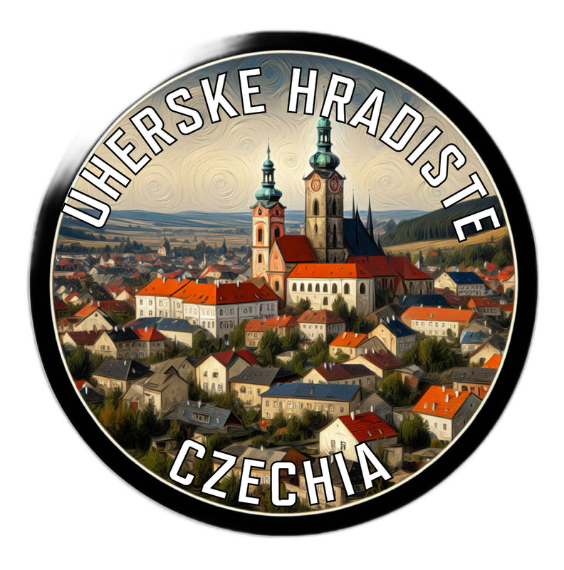 Uherske Hradiste Czechia Souvenir Die Cut Flat Magnet 2-Inch