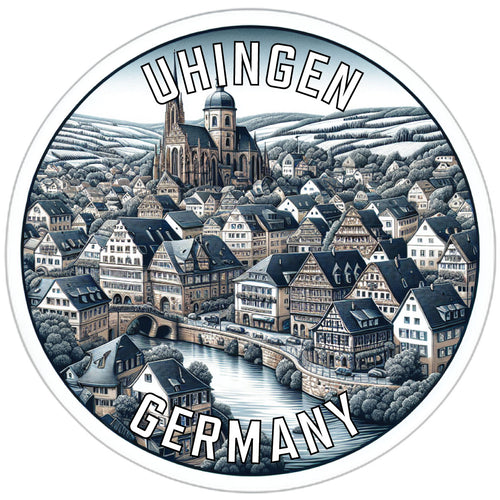 Uhingen Germany Souvenir Vinyl Decal Sticker 6-Inch