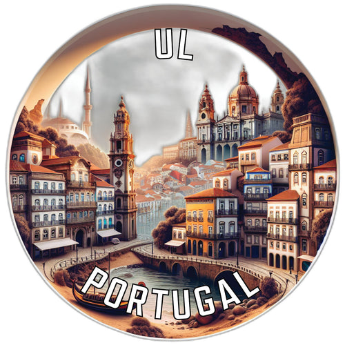 Ul Portugal Souvenir Die Cut Flat Magnet 2-Inch