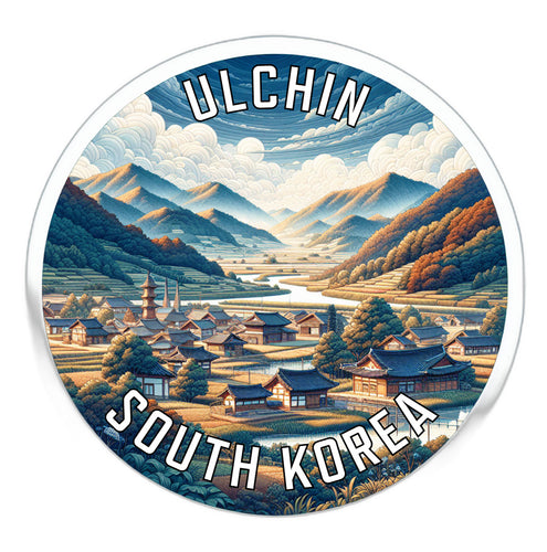 Ulchin Korea South Souvenir Vinyl Decal Sticker 2-Inch