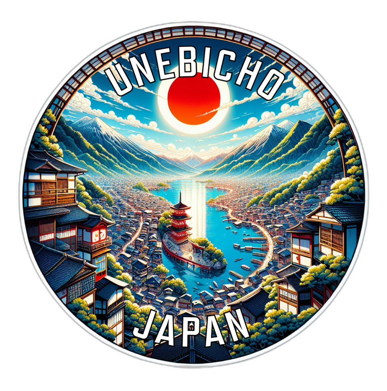 Unebicho Japan Souvenir Vinyl Decal Sticker 6-Inch