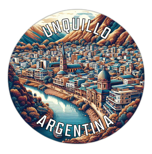 Unquillo Argentina Souvenir Die Cut Flat Magnet 3-Inch