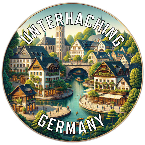 Unterhaching Germany Souvenir Vinyl Decal Sticker 2-Inch