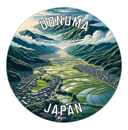Uonuma Japan Souvenir Vinyl Decal Sticker 6-Inch