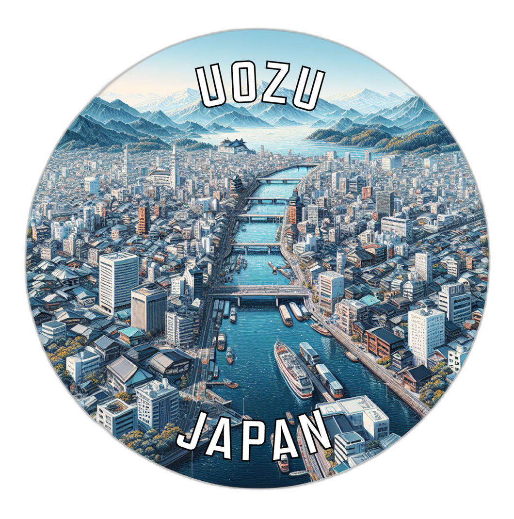 Uozu Japan Souvenir Vinyl Decal Sticker 2-Inch