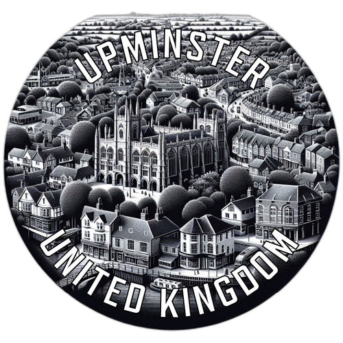 Upminster United Kingdom Souvenir Die Cut Flat Magnet 2-Inch