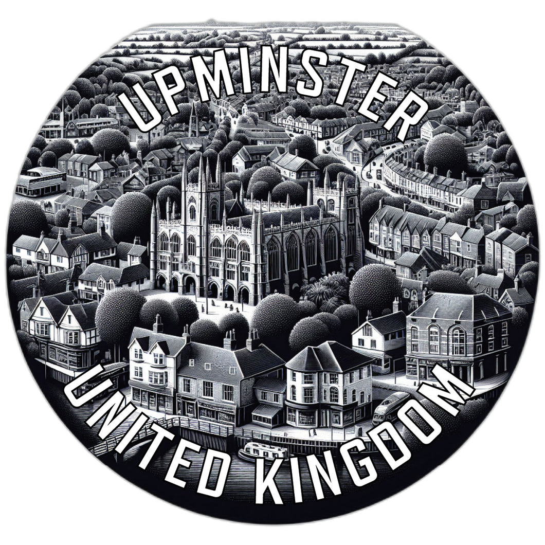 Upminster United Kingdom Souvenir Die Cut Flat Magnet 2-Inch