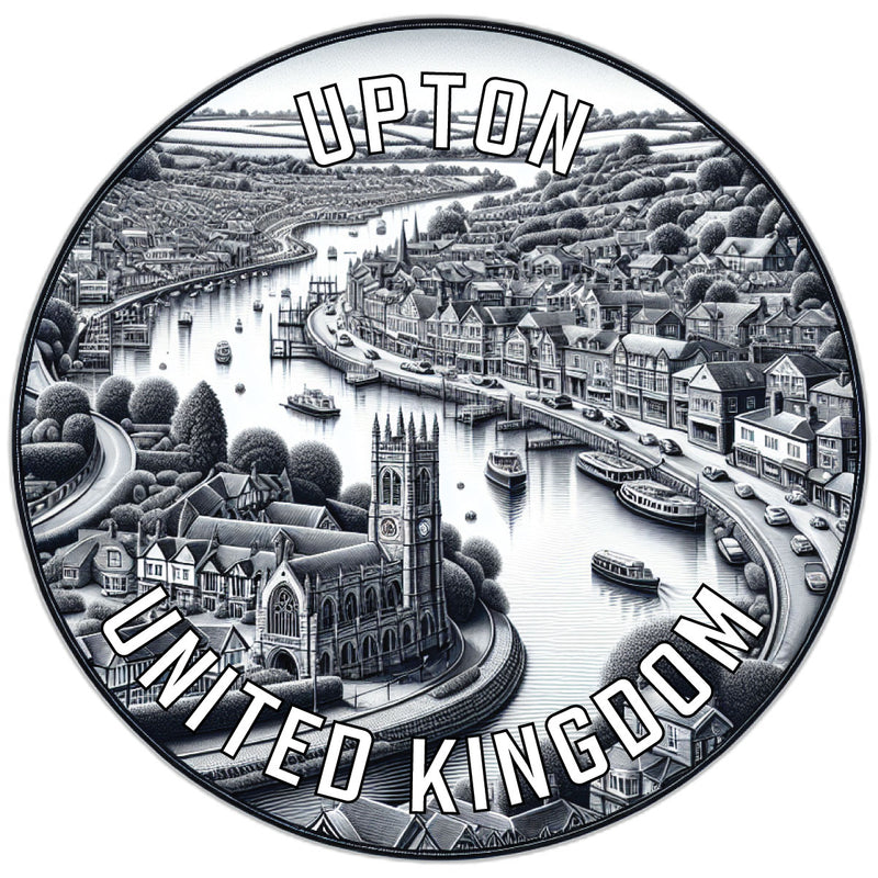 Upton United Kingdom Souvenir Vinyl Decal Sticker 6-Inch