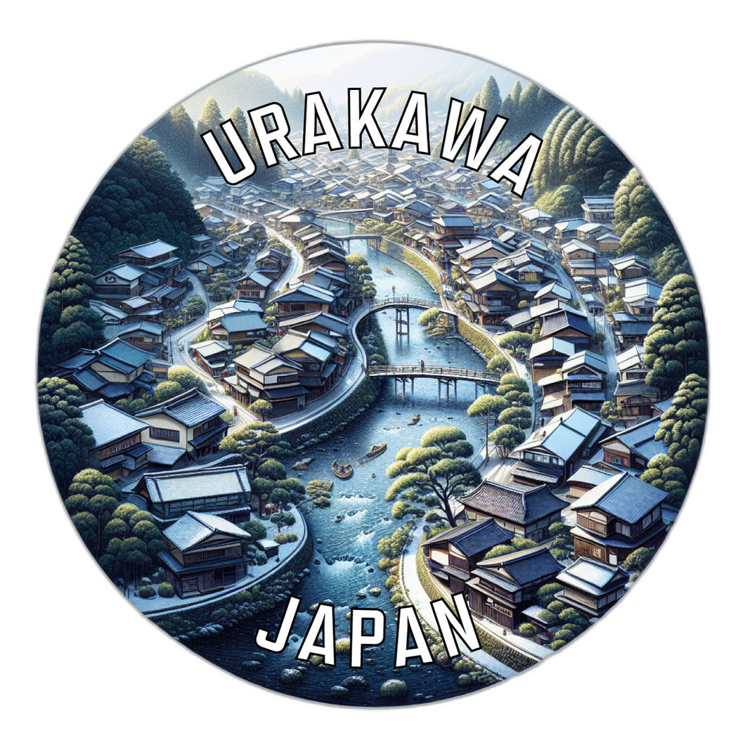 Urakawa Japan Souvenir Vinyl Decal Sticker 6-Inch