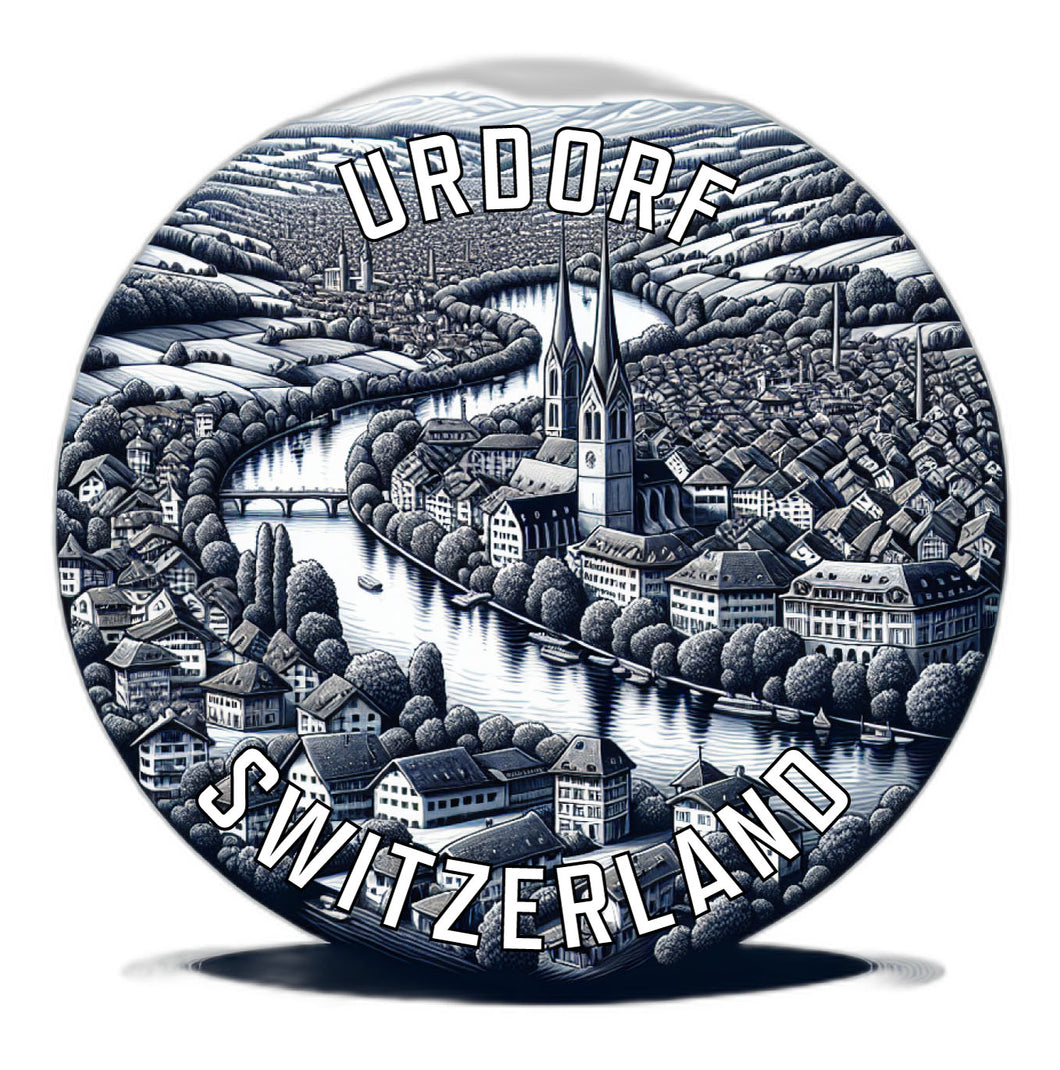 Urdorf Switzerland Souvenir Vinyl Decal Sticker 2-Inch