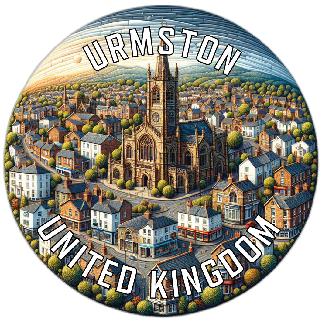 Urmston United Kingdom Souvenir Vinyl Decal Sticker 2-Inch