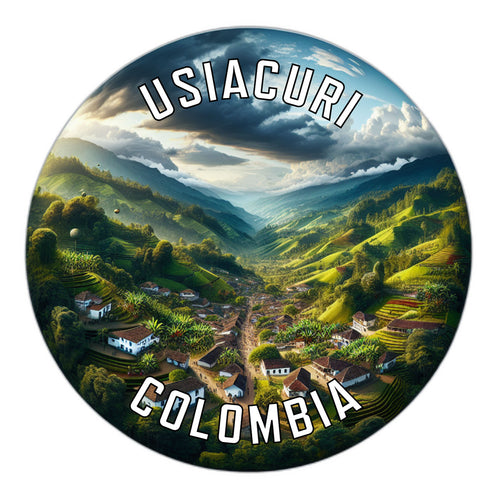 Usiacuri Colombia Souvenir Vinyl Decal Sticker 2-Inch