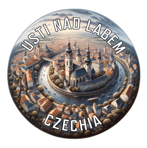 Usti nad Labem Czechia Souvenir Vinyl Decal Sticker 6-Inch