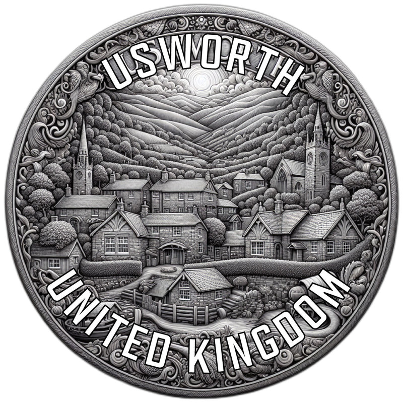 Usworth United Kingdom Souvenir Vinyl Decal Sticker 2-Inch