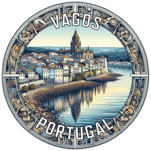 Vagos Portugal Souvenir Die Cut Flat Magnet 4-Inch