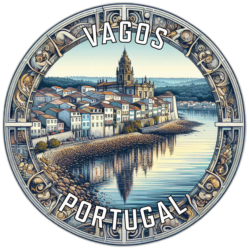 Vagos Portugal Souvenir Die Cut Flat Magnet 4-Inch
