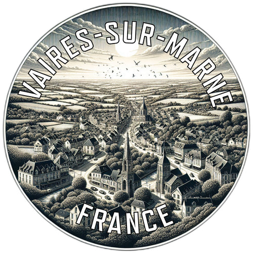 Vaires sur Marne France Souvenir Vinyl Decal Sticker 6-Inch