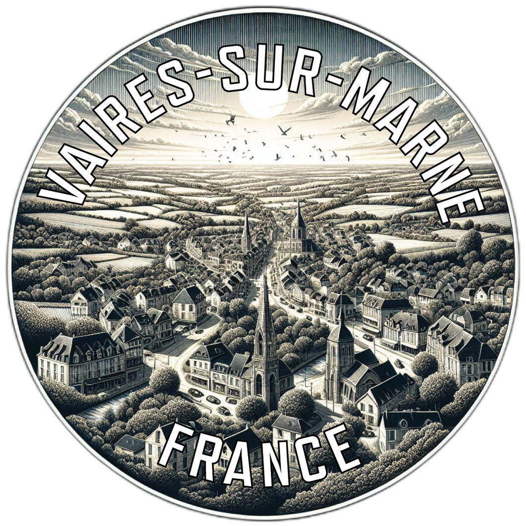Vaires sur Marne France Souvenir Vinyl Decal Sticker 6-Inch