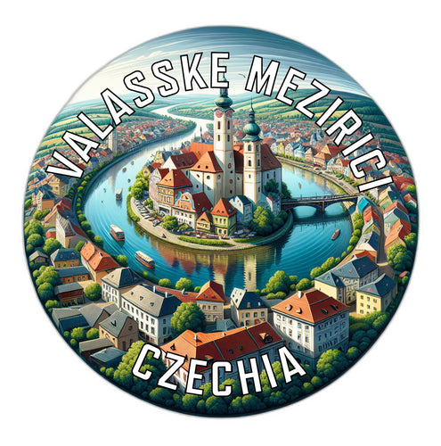 Valasske Mezirici Czechia Souvenir Vinyl Decal Sticker 2-Inch