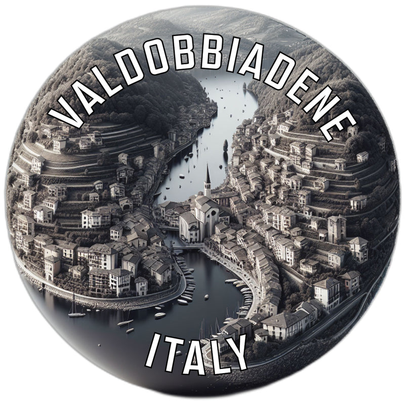 Valdobbiadene Italy Souvenir Die Cut Flat Magnet 6-Inch