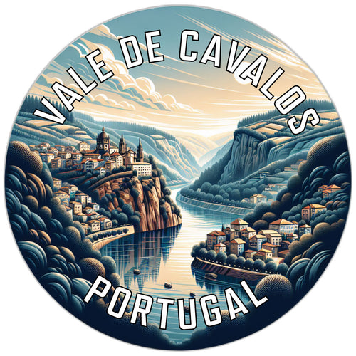 Vale de Cavalos Portugal Souvenir Die Cut Flat Magnet 2-Inch