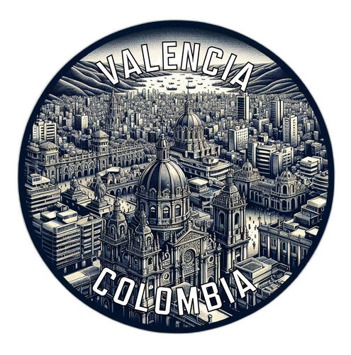 Valencia Colombia Souvenir Vinyl Decal Sticker 6-Inch