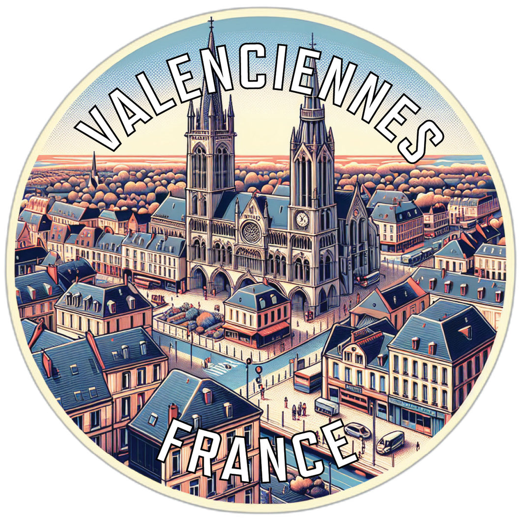 Valenciennes France Souvenir Vinyl Decal Sticker 6-Inch