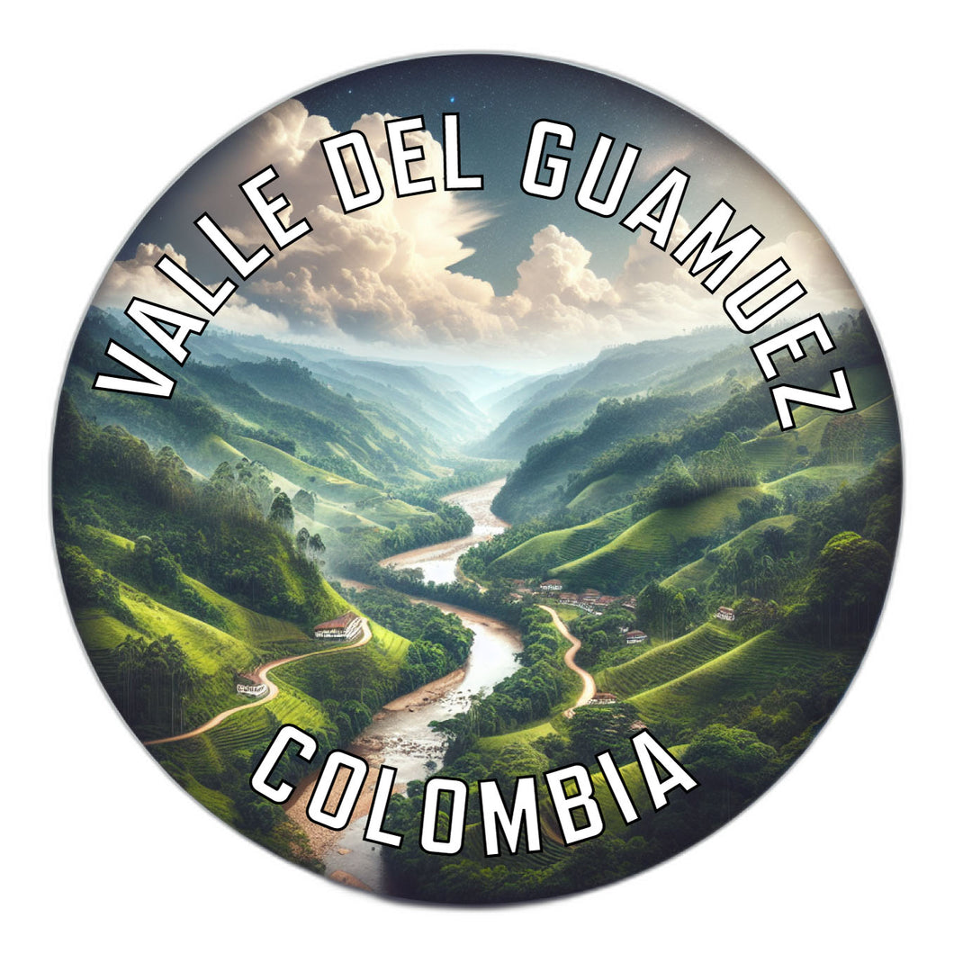 Valle del Guamuez Colombia Souvenir Vinyl Decal Sticker 6-Inch