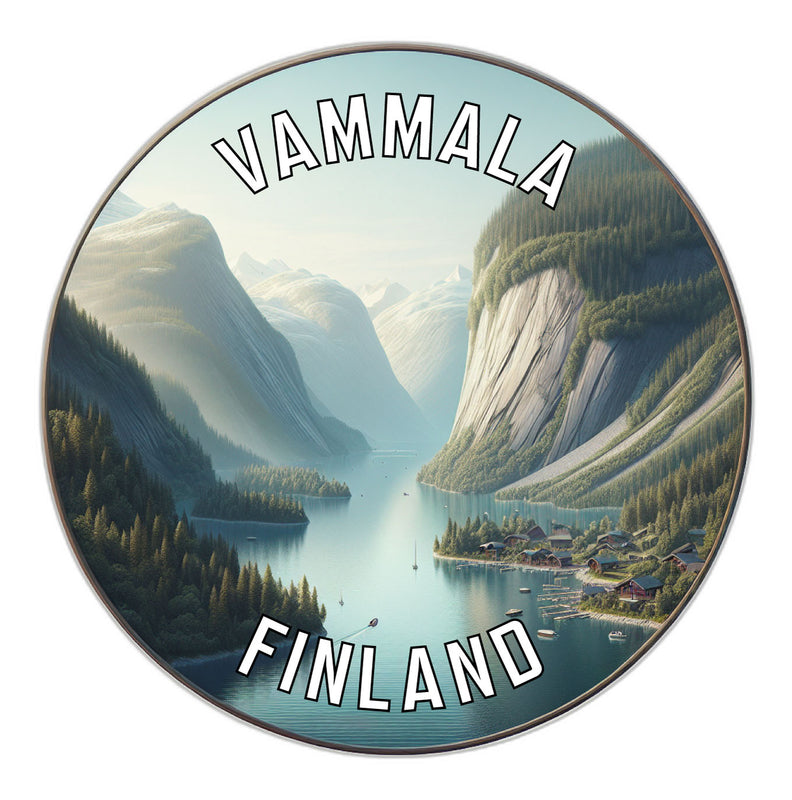 Vammala Finland Souvenir Die Cut Flat Magnet 6-Inch