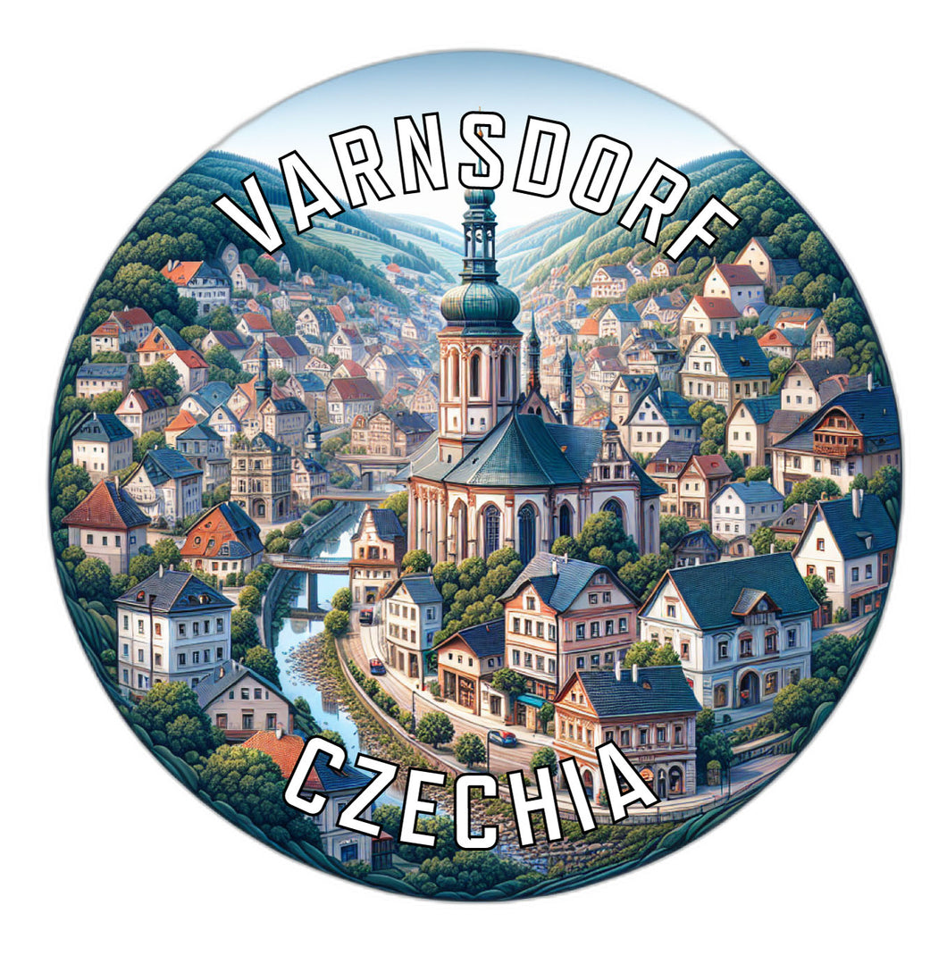 Varnsdorf Czechia Souvenir Vinyl Decal Sticker 6-Inch