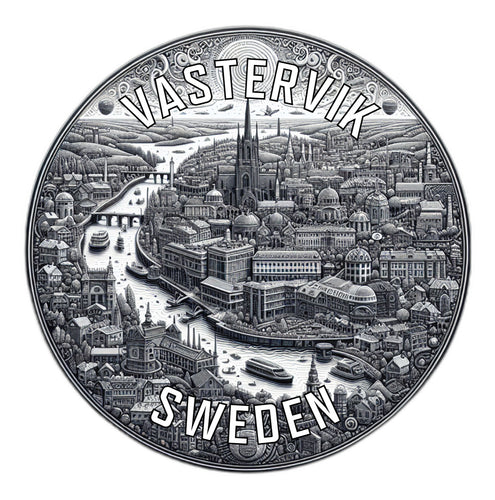 Vastervik Sweden Souvenir Vinyl Decal Sticker 2-Inch