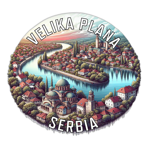 Velika Plana Serbia Souvenir Vinyl Decal Sticker 2-Inch