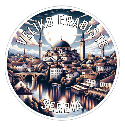 Veliko Gradiste Serbia Souvenir Vinyl Decal Sticker 6-Inch