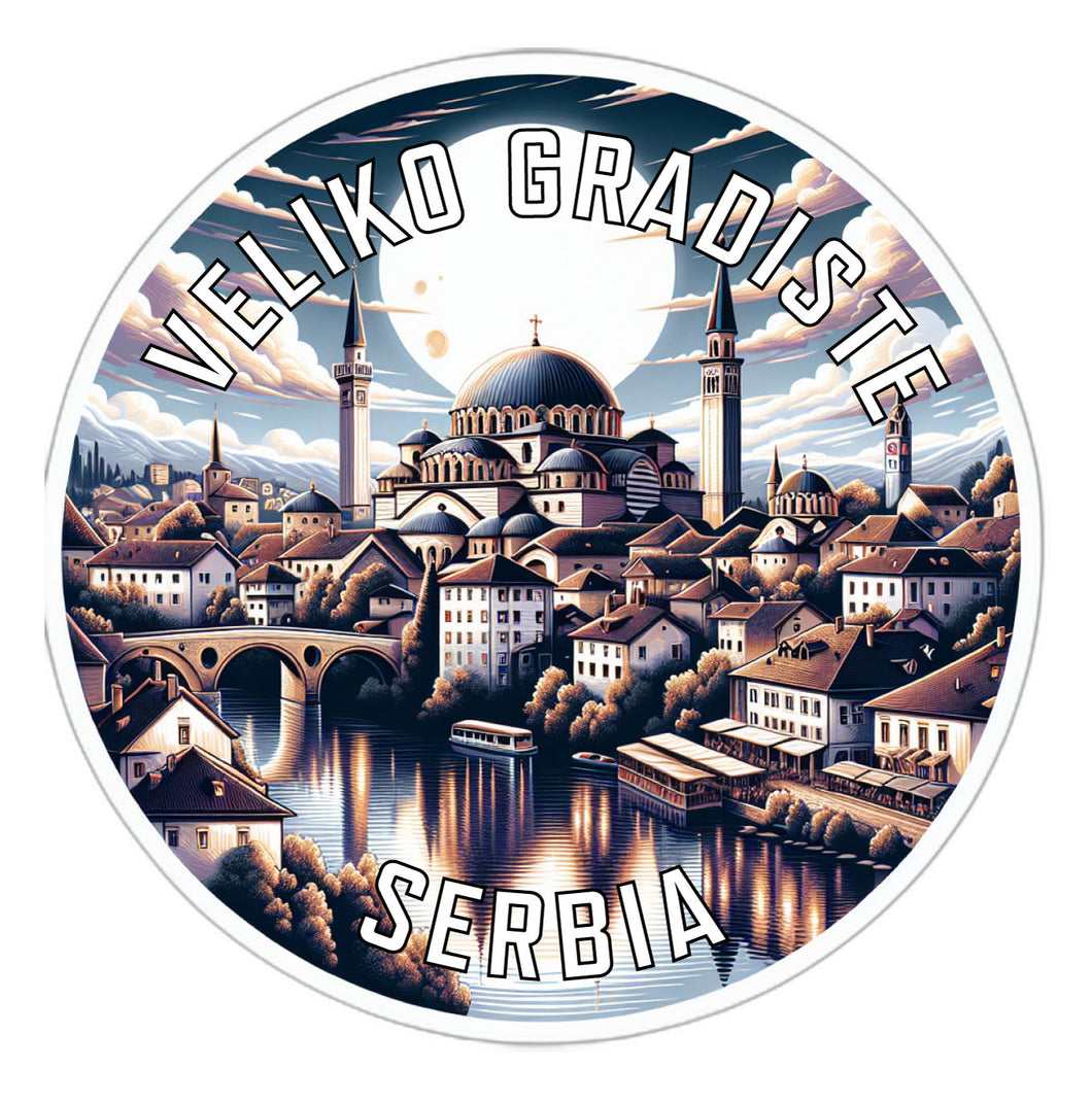 Veliko Gradiste Serbia Souvenir Vinyl Decal Sticker 6-Inch