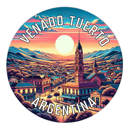 Venado Tuerto Argentina Souvenir Die Cut Flat Magnet 3-Inch