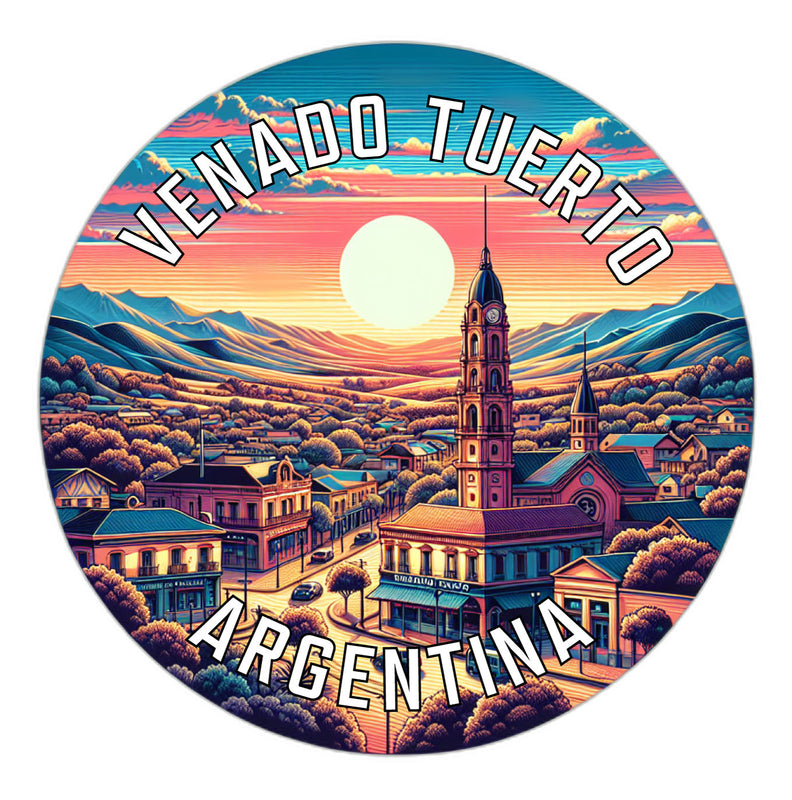 Venado Tuerto Argentina Souvenir Die Cut Flat Magnet 3-Inch