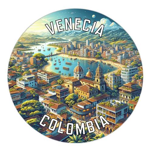 Venecia Colombia Souvenir Vinyl Decal Sticker 2-Inch