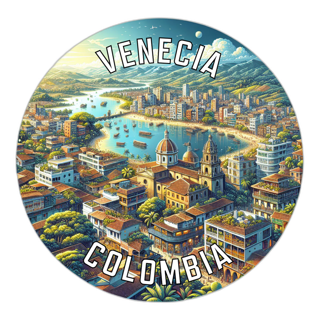 Venecia Colombia Souvenir Vinyl Decal Sticker 2-Inch