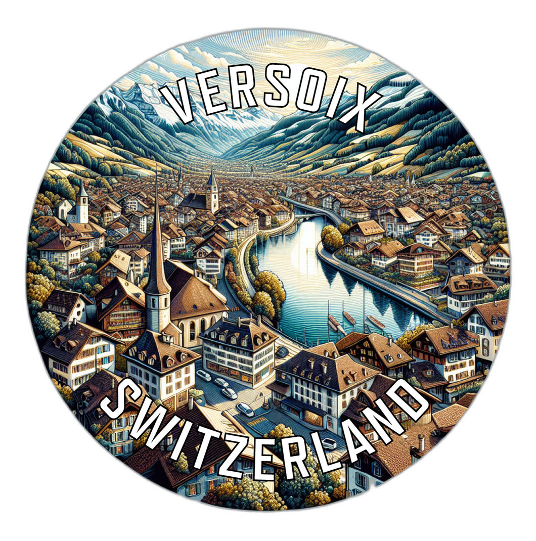 Versoix Switzerland Souvenir Vinyl Decal Sticker 6-Inch