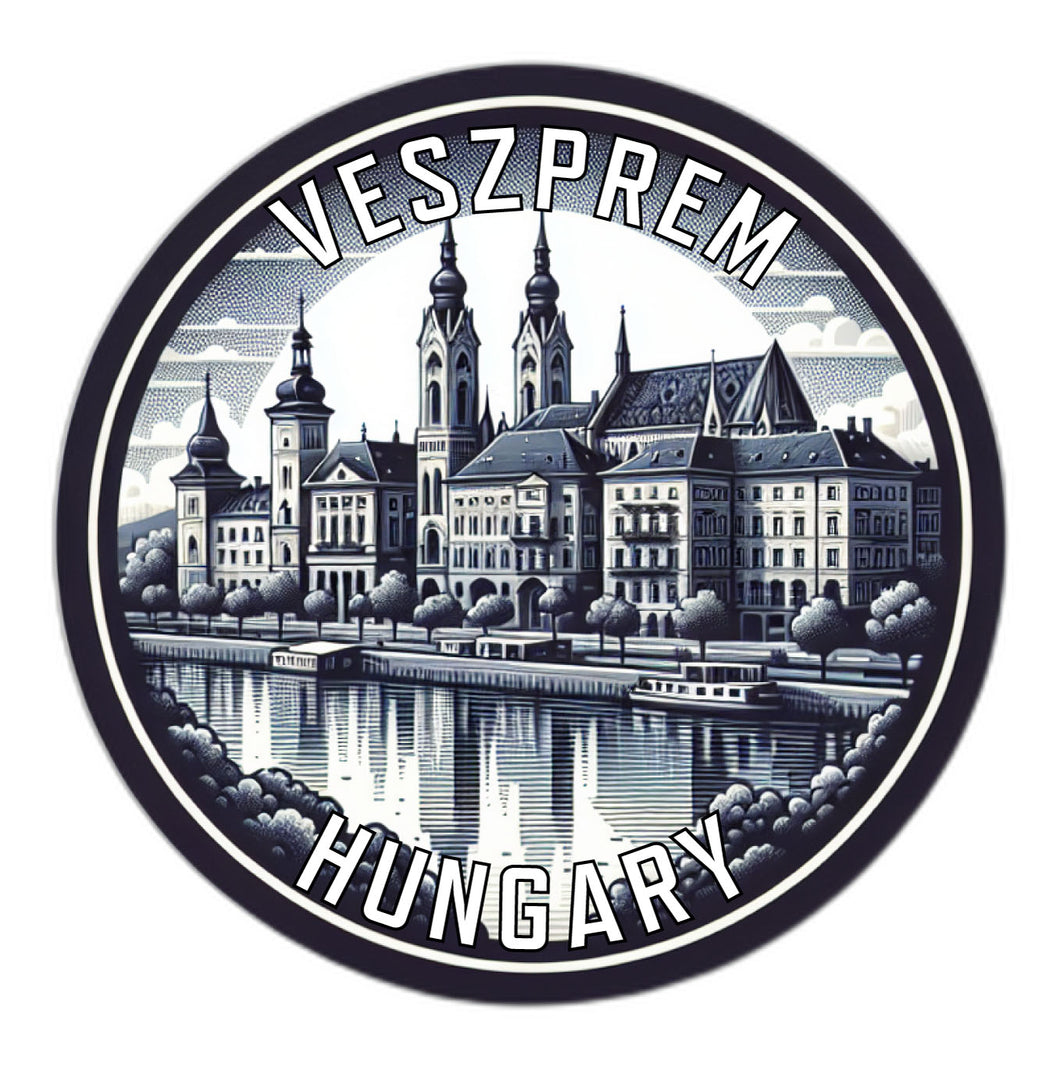 Veszprem Hungary Souvenir Vinyl Decal Sticker 6-Inch
