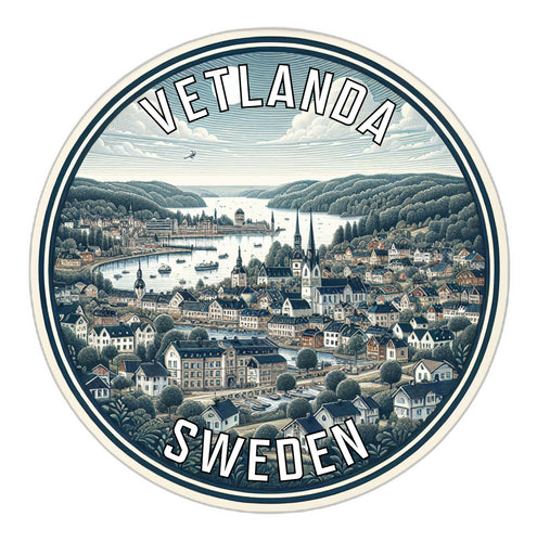 Vetlanda Sweden Souvenir Vinyl Decal Sticker 2-Inch