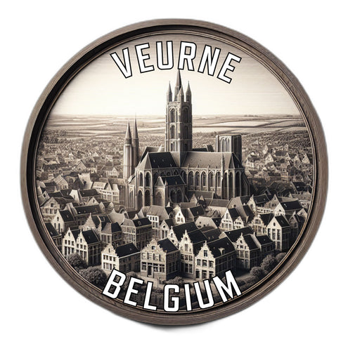 Veurne Belgium Souvenir Vinyl Decal Sticker 3-Inch