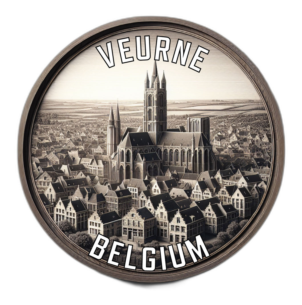 Veurne Belgium Souvenir Vinyl Decal Sticker 3-Inch