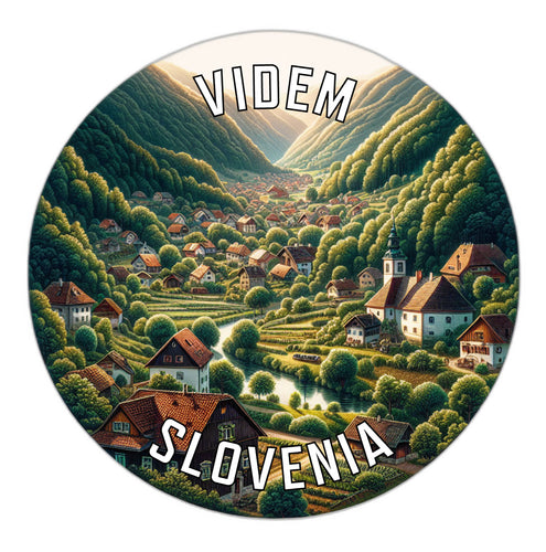 Videm Slovenia Souvenir Vinyl Decal Sticker 2-Inch